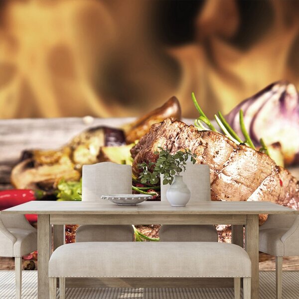Fototapeta goveđi steak na žaru