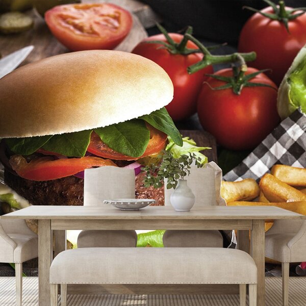 Fototapeta američki hamburger