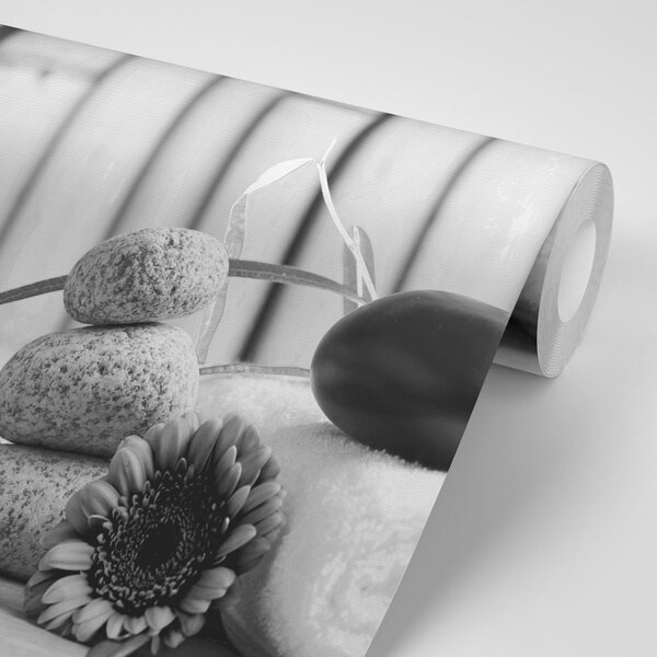 Fototapeta crno-bijela wellness mrtva priroda