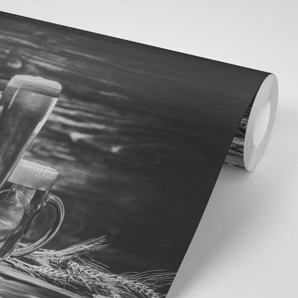 Fototapeta pivski festival u crno-bijelom dizajnu