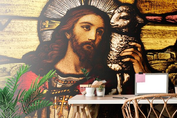 Tapeta Isus s janjetom