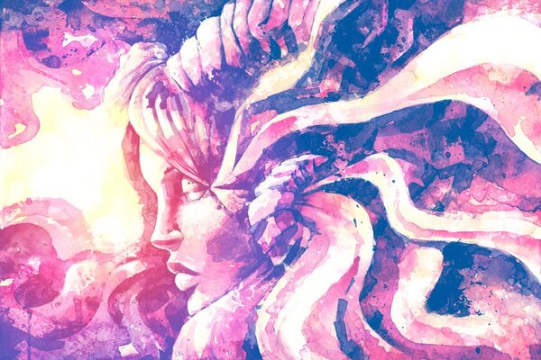 Tapeta žena u fantasy dizajnu