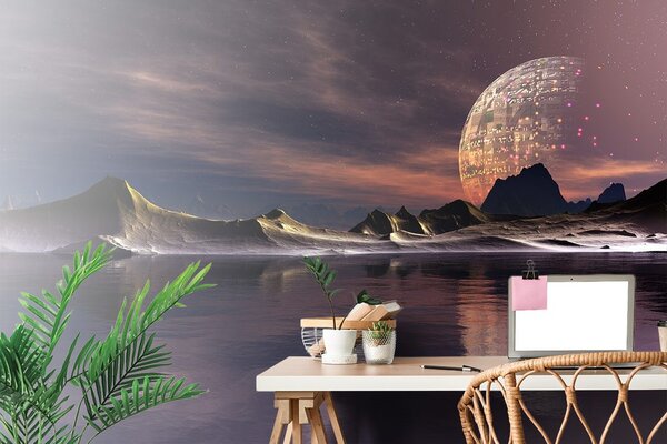 Tapeta futuristički planet