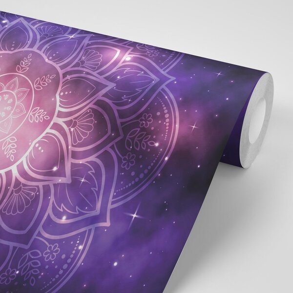 Tapeta Mandala s pozadinom galaksije