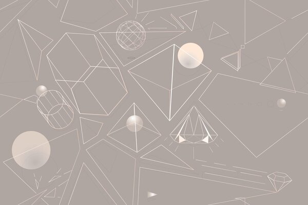Tapeta apstraktna geometrija