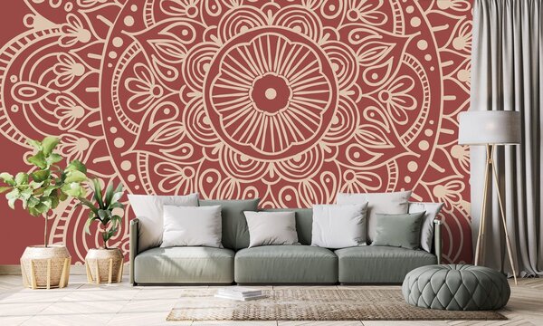 Tapeta Mandala na bordo pozadini