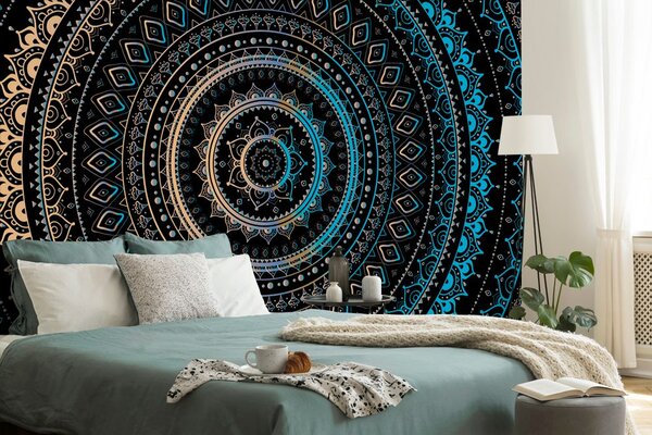 Tapeta Mandala s uzorkom sunca