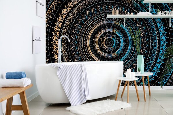 Tapeta Mandala s uzorkom sunca