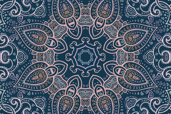 Tapeta Mandala s daškom Indije