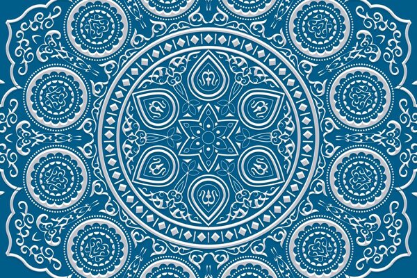 Tapeta nježna etnička Mandala