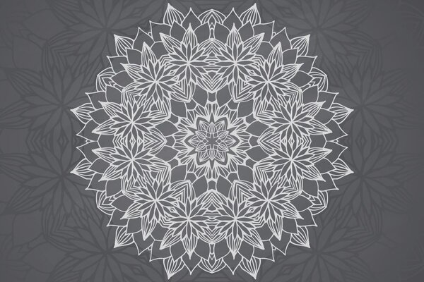 Tapeta Mandala s proljetnim motivom