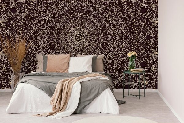 Tapeta detaljna ukrasna Mandala
