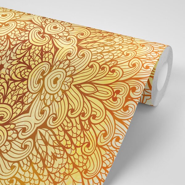 Tapeta zlatna etnička Mandala