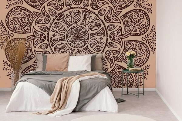 Tapeta Mandala s apstraktnim narodnim uzorkom