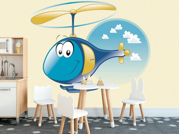 Tapeta helikopter u oblacima