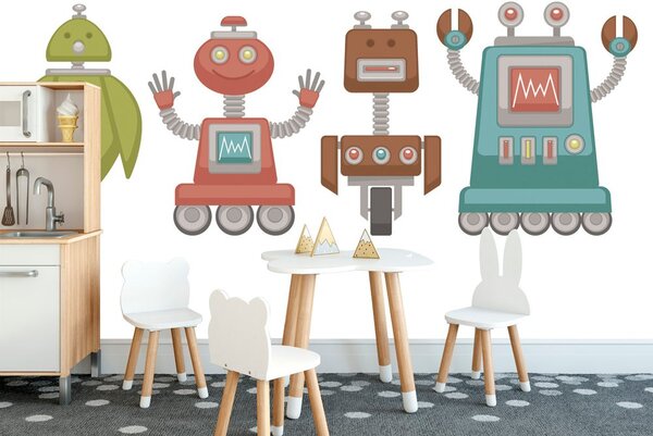 Tapeta obitelj robota