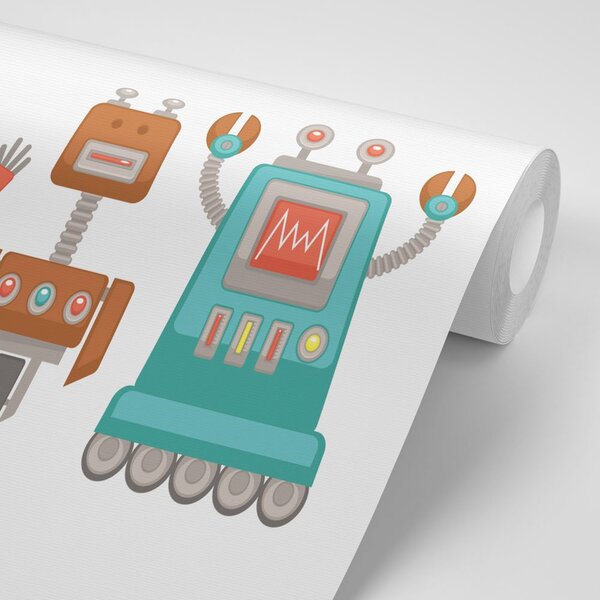 Tapeta obitelj robota