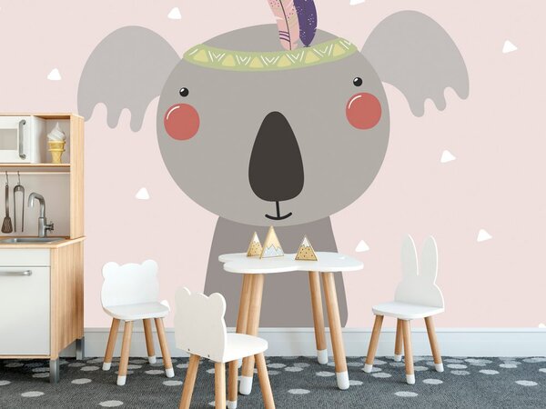 Tapeta koala s indijanskim percem