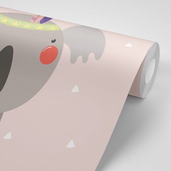 Tapeta koala s indijanskim percem