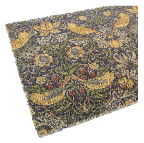 Otirač od kokosovih vlakana 40x60 cm William Morris Strawberry Thief – Artsy Doormats