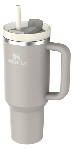 Svijetlo siva termosica od nehrđajućeg čelika sa slamkom 1,18 l Quencher H2.0 FlowState Tumbler Ash – Stanley