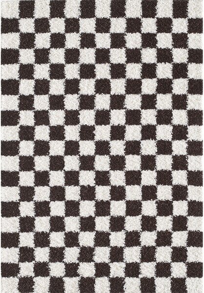Smeđi/krem tepih 120x170 cm Grida – ESTE