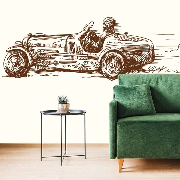 Tapeta retro trkaći automobil