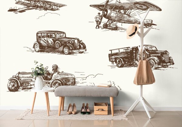 Tapeta retro prijevozna sredstva