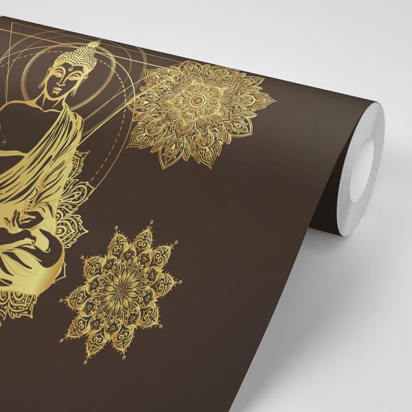 Samoljepljiva tapeta zlatni Buddha