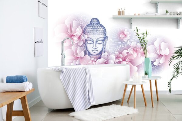 Tapeta Buddha i trešnjin cvijet