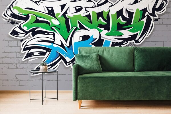 Tapeta s modernim natpisom Street Art