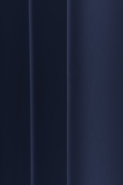 Zavjesa OXFORD LIGHT 140x250 cm, tamno plava Sistem za vješanje: Metalni prstenovi