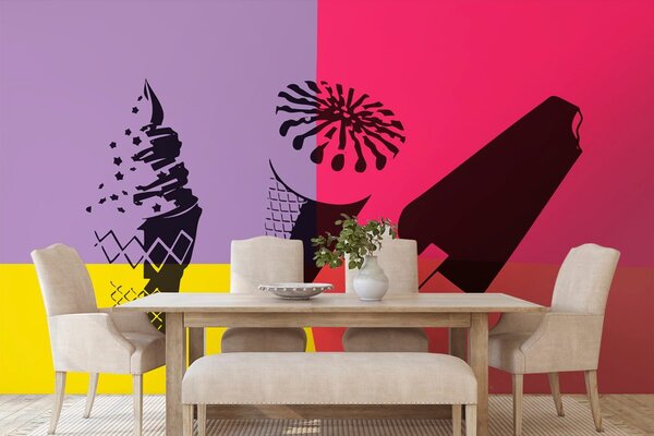 Tapeta ljetni pop art