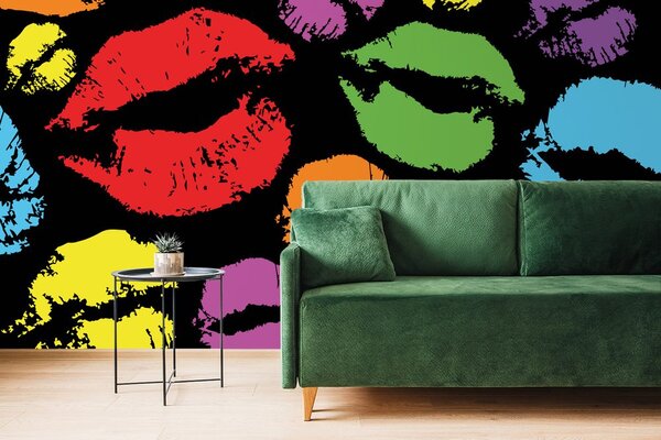 Tapeta pop art pusice