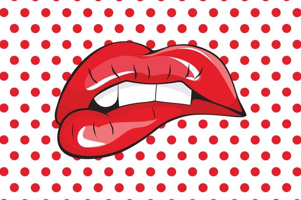 Tapeta pop art usne