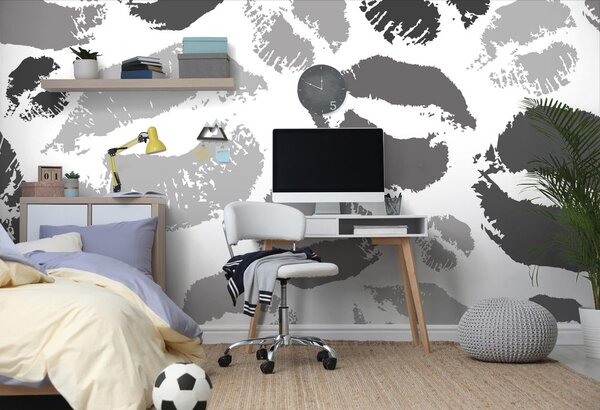 Tapeta pop art sive pusice