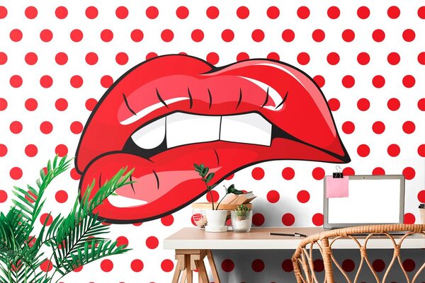 Tapeta pop art usne