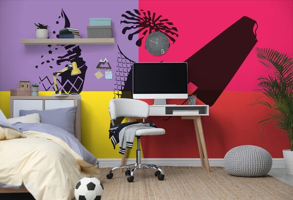 Tapeta ljetni pop art