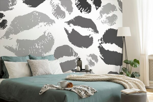 Tapeta pop art sive pusice