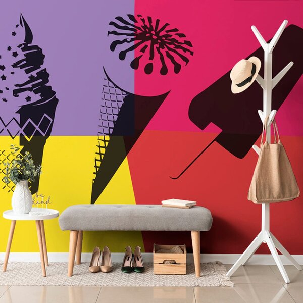 Tapeta ljetni pop art