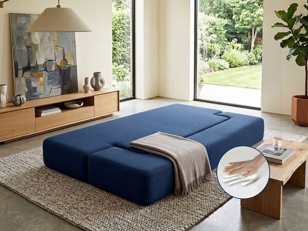 Sklopiva sofa - krevet Dormeo plava
