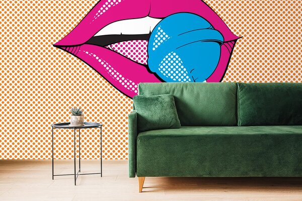 Tapeta pop art lizalica