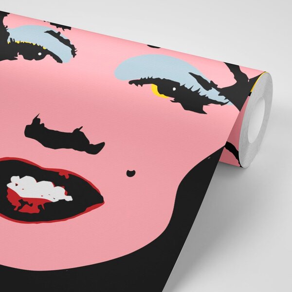 Tapeta kultna Marilyn Monroe u pop art dizajnu
