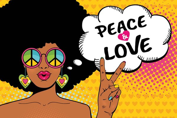 Tapeta život u miru - PEACE & LOVE