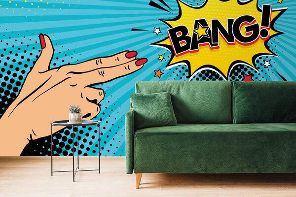 Tapeta s pop art motivom - BANG!