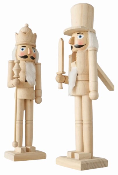 Drveni orašar ROYAL GUARD 38 cm, prirodno drvo