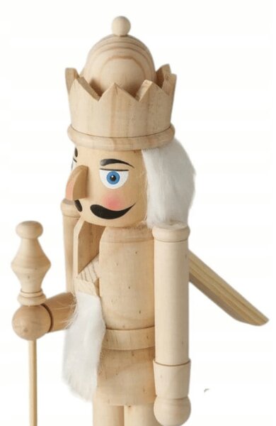 Drveni orašar ROYAL GUARD 38 cm, prirodno drvo