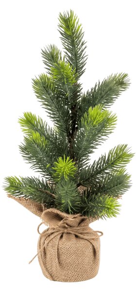 Umjetna božićna jelka LITTLE SPRUCE s LED rasvjetom, 37 cm