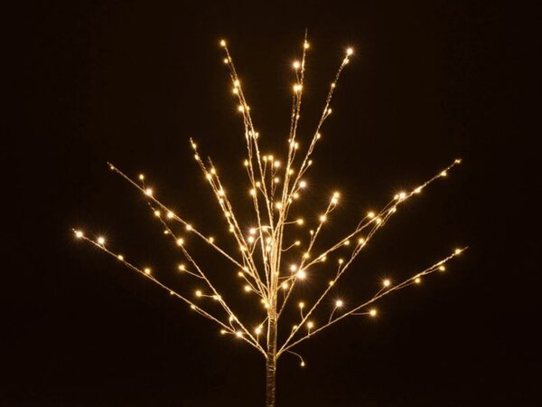 Svjetlucava božićna jelka SILVER GLOW 56×56×100 cm, srebrna