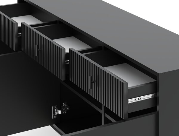 Zondo.hr Komoda Magara 3D3S (crna). 1154735